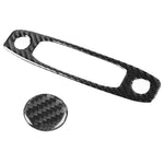 For Tesla Model 3 2023- 2pcs/Set Carbon Fiber Car Reading Light Panel Decorative Sticker, For Tesla Model 3 2023- Car Reading Light Panel
