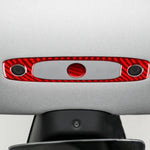 For Tesla Model 3 2023- 2pcs/Set Carbon Fiber Car Reading Light Panel Decorative Sticker, For Tesla Model 3 2023- Car Reading Light Panel