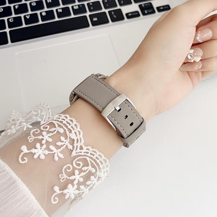 سوار ساعة من جلد القرش الأسود الحبيبي الفاخر من xDfind، لساعات آبل 42 / 44 / 45 / 46 / 49مم، لساعات آبل 38 / 40 / 41 / S10 42مم
