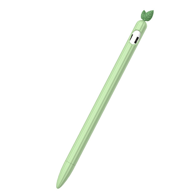 غطاء حماية سيليكون غير قابل للانزلاق بلون متباين ورقة النعناع، لقلم Apple Pencil 1، لقلم Apple Pencil 2