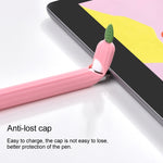 غطاء حماية سيليكون غير قابل للانزلاق بلون متباين ورقة النعناع، لقلم Apple Pencil 1، لقلم Apple Pencil 2