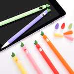 غطاء حماية سيليكون غير قابل للانزلاق بلون متباين ورقة النعناع، لقلم Apple Pencil 1، لقلم Apple Pencil 2