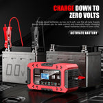 FOXSUR FBC1206F 12V 6A Car Motorcycle Battery Charger Smart Repair Multi-function Charger, EU Plug, US Plug, UK Plug, AU Plug