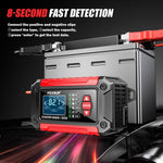 FOXSUR FTC-1206 2 in 1 12V Charging Tester Integrated Machine Car Motorcycle Battery Charger Tester, EU Plug, US Plug, UK Plug, AU Plug