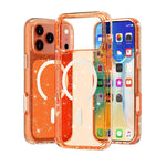 غطاء هاتف مغناطيسي MagSafe بنمط مسحوق لامع على طراز Terminator، لهواتف iPhone 17 Pro Max، iPhone 17 Pro، iPhone 17، iPhone Air