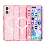 غطاء هاتف مغناطيسي MagSafe بنمط مسحوق لامع على طراز Terminator، لهواتف iPhone 17 Pro Max، iPhone 17 Pro، iPhone 17، iPhone Air