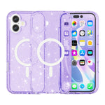 غطاء هاتف مغناطيسي MagSafe بنمط مسحوق لامع على طراز Terminator، لهواتف iPhone 17 Pro Max، iPhone 17 Pro، iPhone 17، iPhone Air