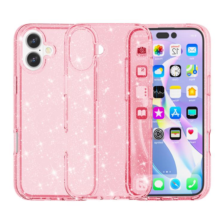 غطاء هاتف مقاوم للصدمات بنمط مسحوق لامع Terminator، لهواتف iPhone 17 Pro Max، iPhone 17 Pro، iPhone 17، iPhone Air