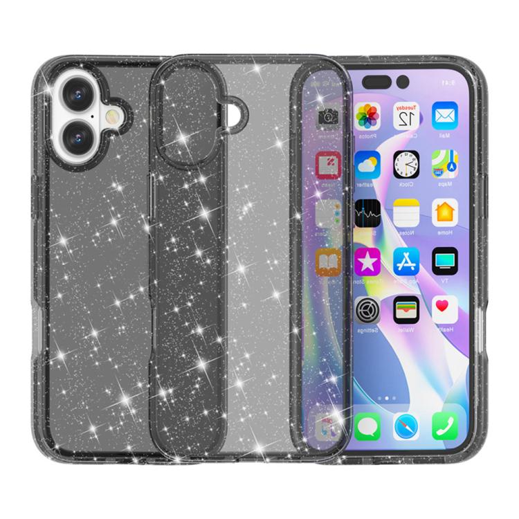 غطاء هاتف مقاوم للصدمات بنمط مسحوق لامع Terminator، لهواتف iPhone 17 Pro Max، iPhone 17 Pro، iPhone 17، iPhone Air