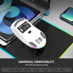 فأرة لاسلكية قابلة لإعادة الشحن HXSJ T26 بوضعين 2.4G BT5.1، T26