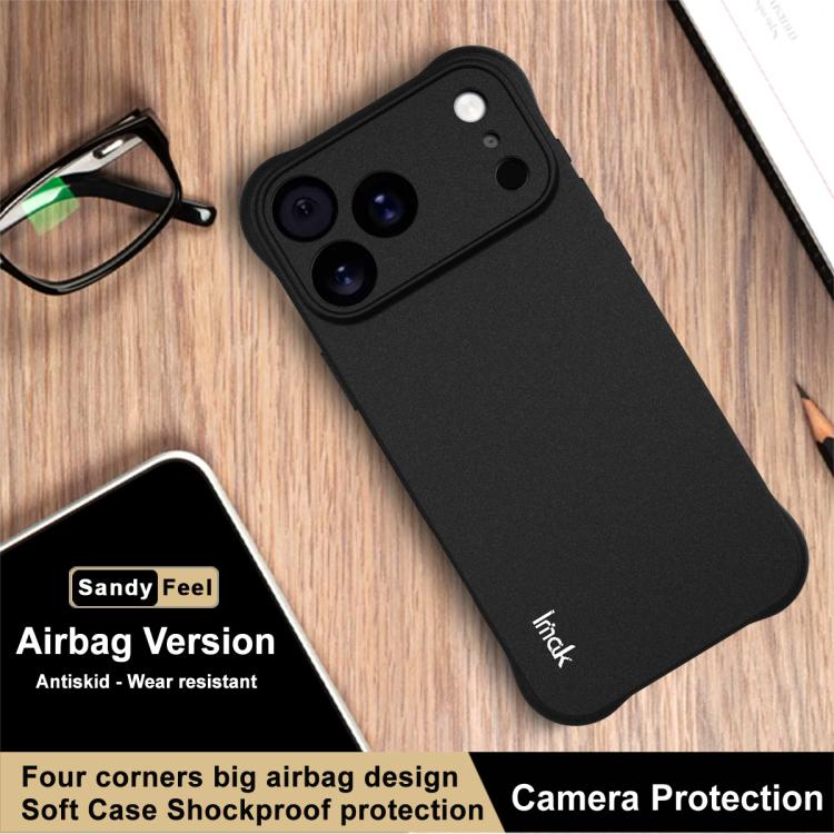 غطاء هاتف TPU مقاوم للصدمات مع وسادة هوائية من imak، لهواتف iPhone 17 Pro Max، iPhone 17 Pro، iPhone 17، iPhone Air