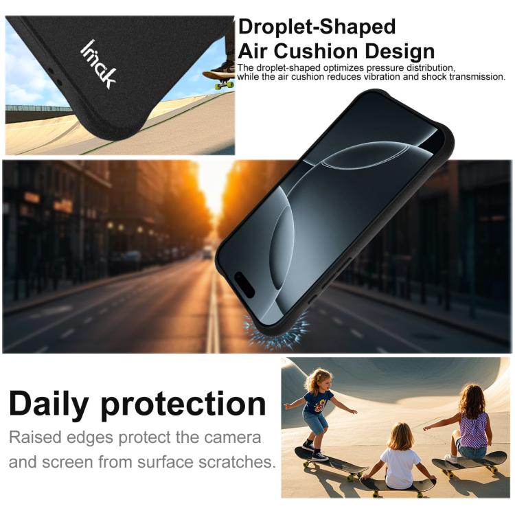 غطاء هاتف TPU مقاوم للصدمات مع وسادة هوائية من imak، لهواتف iPhone 17 Pro Max، iPhone 17 Pro، iPhone 17، iPhone Air