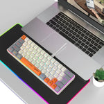 لوحة مفاتيح غشائية HXSJ V400 سلكية بإضاءة خلفية RGB وتوافق ألوان، 63 مفتاح، طول الكابل: 1.7 متر، V400 بيج + رمادي، V400 رمادي + بيج، V400 بيج + رمادي + برتقالي، V400 رمادي + بيج + برتقالي