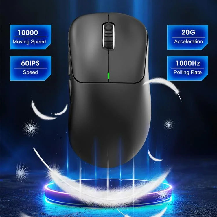 ماوس لاسلكي خفيف الوزن HXSJ T700 ثلاثي الوضع