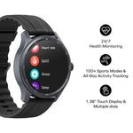 ساعة رياضية ذكية MOMAX SW2S بشاشة 1.38 بوصة، مقاومة للماء بمعيار IP68