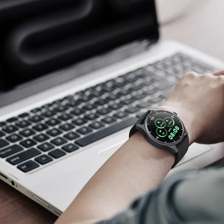 ساعة رياضية ذكية MOMAX SW2S بشاشة 1.38 بوصة، مقاومة للماء بمعيار IP68