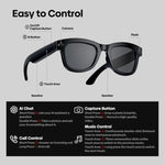 نظارات Zeblaze Eyewear AI للتصوير، صوت مفتوح، مساعد ذكي بالذكاء الاصطناعي