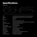 نظارات Zeblaze Eyewear AI للتصوير، صوت مفتوح، مساعد ذكي بالذكاء الاصطناعي