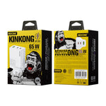شاحن سريع WK WP-U66 Kinkong بقوة 65 واط مزدوج USB-C / Type-C + USB GaN، قابس المملكة المتحدة، قابس الولايات المتحدة، قابس الاتحاد الأوروبي
