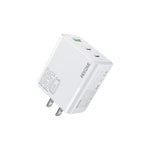 شاحن سريع WK WP-U66 Kinkong بقوة 65 واط مزدوج USB-C / Type-C + USB GaN، قابس المملكة المتحدة، قابس الولايات المتحدة، قابس الاتحاد الأوروبي