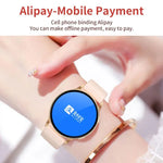 ساعة ذكية نسائية CY29 بشاشة AMOLED مقاس 1.32 بوصة، تدعم تطبيق COFIT