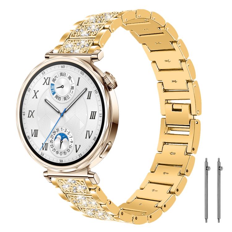 xDfind Diamond Jewelry Steel Watch Band, 22mm For Amazfit GTR 4/3/3 Pro/Bip6/Bip5, 20mm For Amazfit Bip U / Lite / Bip 3 Pro, 20mm For Amazfit GTS4 mini/GTS3/2/2E/GT2 mini, 18mm For Huawei GT5/GT4 41mm / OPPO Watch X2 Mini, 14mm For Garmin Lily 2      ...