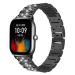 xDfind Diamond Jewelry Steel Watch Band, 22mm For Amazfit GTR 4/3/3 Pro/Bip6/Bip5, 20mm For Amazfit Bip U / Lite / Bip 3 Pro, 20mm For Amazfit GTS4 mini/GTS3/2/2E/GT2 mini, 18mm For Huawei GT5/GT4 41mm / OPPO Watch X2 Mini, 14mm For Garmin Lily 2      ...