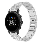 xDfind Diamond Jewelry Steel Watch Band, 22mm For Amazfit GTR 4/3/3 Pro/Bip6/Bip5, 20mm For Amazfit Bip U / Lite / Bip 3 Pro, 20mm For Amazfit GTS4 mini/GTS3/2/2E/GT2 mini, 18mm For Huawei GT5/GT4 41mm / OPPO Watch X2 Mini, 14mm For Garmin Lily 2      ...