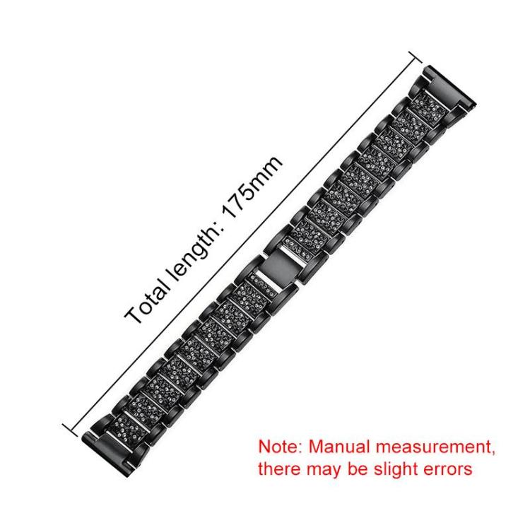 xDfind Diamond Jewelry Steel Watch Band, 22mm For Amazfit GTR 4/3/3 Pro/Bip6/Bip5, 20mm For Amazfit Bip U / Lite / Bip 3 Pro, 20mm For Amazfit GTS4 mini/GTS3/2/2E/GT2 mini, 18mm For Huawei GT5/GT4 41mm / OPPO Watch X2 Mini, 14mm For Garmin Lily 2      ...