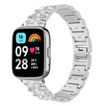 xDfind Diamond Jewelry Stainless Steel Watch Band, For Xiaomi Band 10 Pro / 9 Pro / Redmi Watch 6, For Xiaomi Smart Band 10 / 9 / 8 / NFC 14mm, For Redmi Watch 3 Active / Lite 20mm, For Redmi Watch 3 20mm
