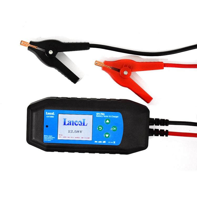 CAT-280 2 in 1 Car Battery Charger & Color Screen Battery Tester, US Plug