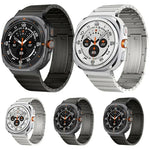 One Bead Side Slide Quick Release Buckle Titanium Alloy Watch Band, For Samsung Galaxy Watch Ultra / Ultra 2025, For Samsung Galaxy Watch8 / Watch8 Classic