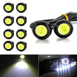 10 PCS 23mm 1.5W DC9-80V Motorcycle Eagle Eye Light Double Lens, 23mm Double Lens(Red Light), 23mm Double Lens(White Light), 23mm Double Lens(Yellow Light)