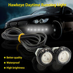 10 PCS 23mm 1.5W DC9-80V Motorcycle Eagle Eye Light Double Lens, 23mm Double Lens(Red Light), 23mm Double Lens(White Light), 23mm Double Lens(Yellow Light)