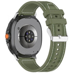 سوار ساعة xDfind من النايلون الهجين مع جديلة سيليكون، لساعات Samsung Galaxy Watch 8 / 8 Classic بمقاس 22 مم
