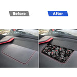 Forged Gold Foil Carbon Fiber Car Front Passenger Seat Panel Decorative Sticker for Chevrolet Corvette C8 2020-, Right Driver, Front Passenger Seat Panel, Right Driver