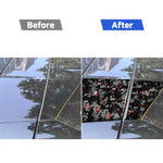 4pcs/Set Forged Gold Foil Carbon Fiber Car Roof Camera Sides Decorative Sticker for Chevrolet Corvette C8 2020-, Left and Right Driver, Roof Camera Sides