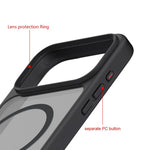 حافظة Kalebol MagSafe غير مرئية مع حامل مائل، حافظة هجينة من PC وTPU لهواتف iPhone 14 Pro، iPhone 14 Pro Max، iPhone 13 Pro Max، iPhone 13 Pro، iPhone 13