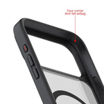 حافظة Kalebol MagSafe غير مرئية مع حامل مائل، حافظة هجينة من PC وTPU لهواتف iPhone 14 Pro، iPhone 14 Pro Max، iPhone 13 Pro Max، iPhone 13 Pro، iPhone 13