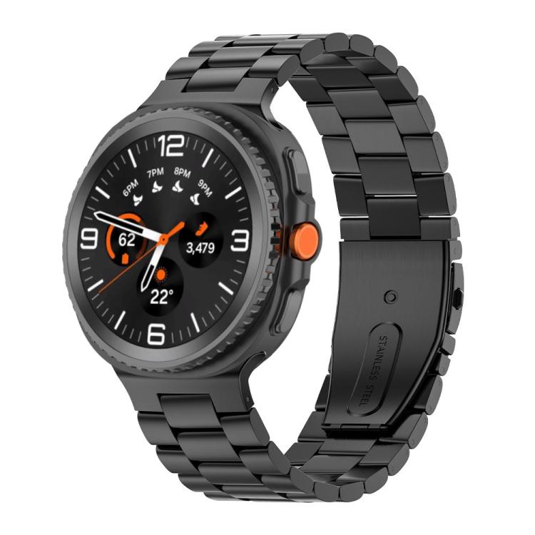 سوار ساعة من الفولاذ المقاوم للصدأ بثلاث خرزات، لساعات Samsung Galaxy Watch8 / Watch8 Classic