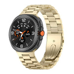 سوار ساعة من الفولاذ المقاوم للصدأ بثلاث خرزات، لساعات Samsung Galaxy Watch8 / Watch8 Classic