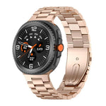 سوار ساعة من الفولاذ المقاوم للصدأ بثلاث خرزات، لساعات Samsung Galaxy Watch8 / Watch8 Classic
