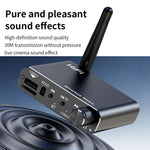 Portable Bluetooth Receiver Audio AUX Adapter Supports USB Disk, TF Card With Remote Control, D19