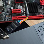 2 قطع كابل محول USB3.0 للوحة الأم للكمبيوتر، 20 دبوس ذكر إلى 9 دبوس أنثى، 9 دبوس ذكر إلى 20 دبوس أنثى