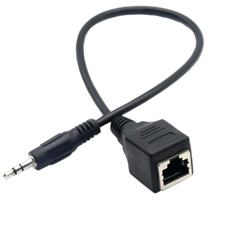 كابل محول منفذ شبكة RJ45 أنثى إلى 3.5 مم ذكر لشاشة اللمس لـ Thunderstone