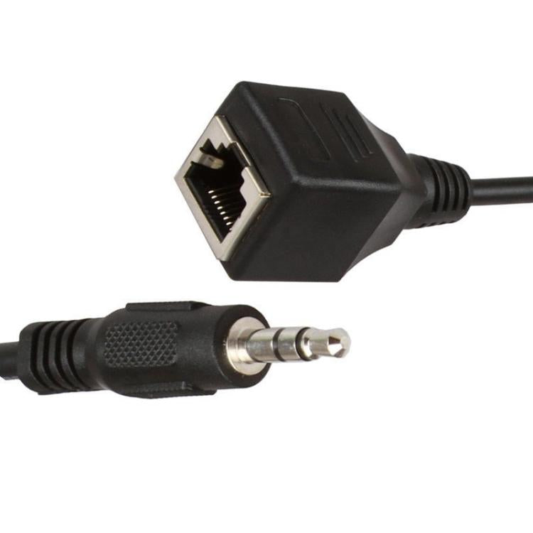 كابل محول منفذ شبكة RJ45 أنثى إلى 3.5 مم ذكر لشاشة اللمس لـ Thunderstone