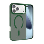 غطاء هاتف Kalebol بإطار عدسة معدني مع MagSafe من PC غير لامع، لهواتف iPhone 17 Pro Max، iPhone 17 Pro، iPhone 17، iPhone Air، iPhone 16 Pro Max