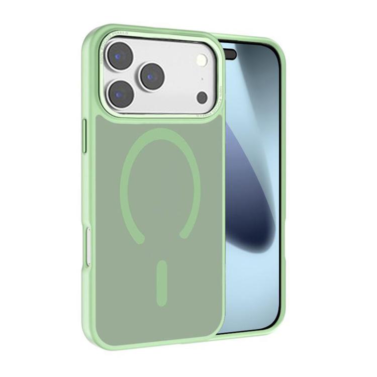 غطاء هاتف Kalebol بإطار عدسة معدني مع MagSafe من PC غير لامع، لهواتف iPhone 17 Pro Max، iPhone 17 Pro، iPhone 17، iPhone Air، iPhone 16 Pro Max