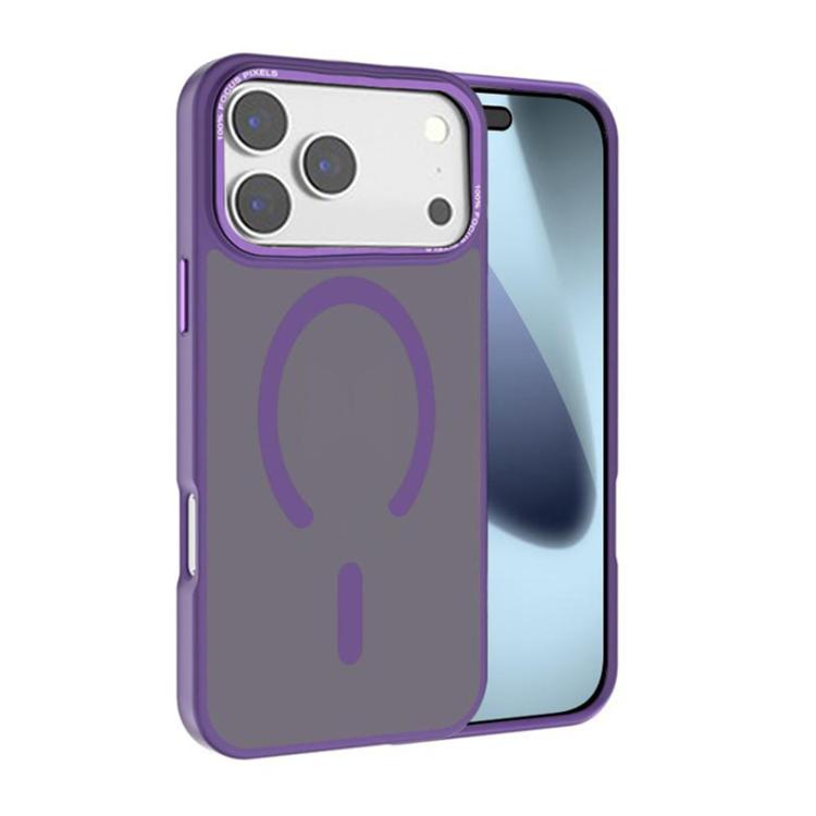 غطاء هاتف Kalebol بإطار عدسة معدني مع MagSafe من PC غير لامع، لهواتف iPhone 17 Pro Max، iPhone 17 Pro، iPhone 17، iPhone Air، iPhone 16 Pro Max