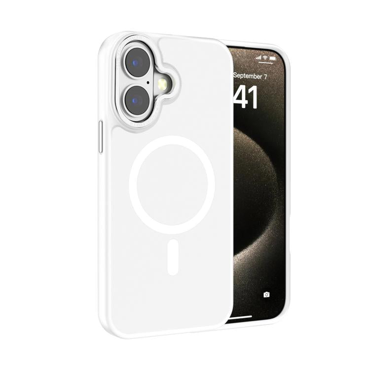 غطاء هاتف Kalebol بإطار عدسة معدني مع MagSafe من PC غير لامع، لهواتف iPhone 17 Pro Max، iPhone 17 Pro، iPhone 17، iPhone Air، iPhone 16 Pro Max